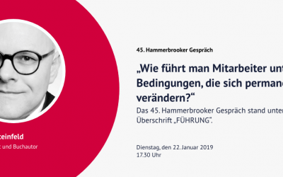 45. Hammerbrooker Gespräch – Jörg Steinfeld