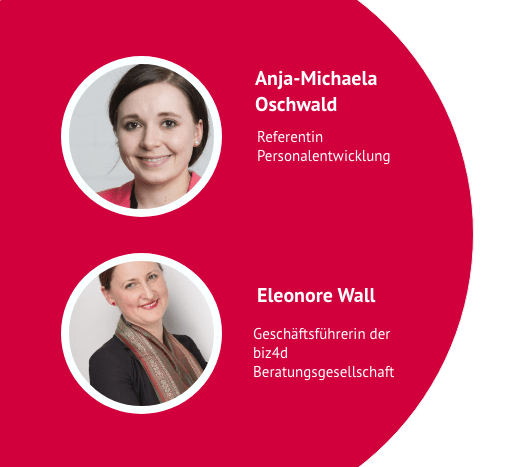 Anja-Michaela Oschwald und Eleonore Wall