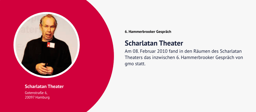 6. Hammerbrooker Gespräch – Scharlatan Theater